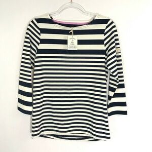 Joules Shirt Navy White Stripe NWT Size 4